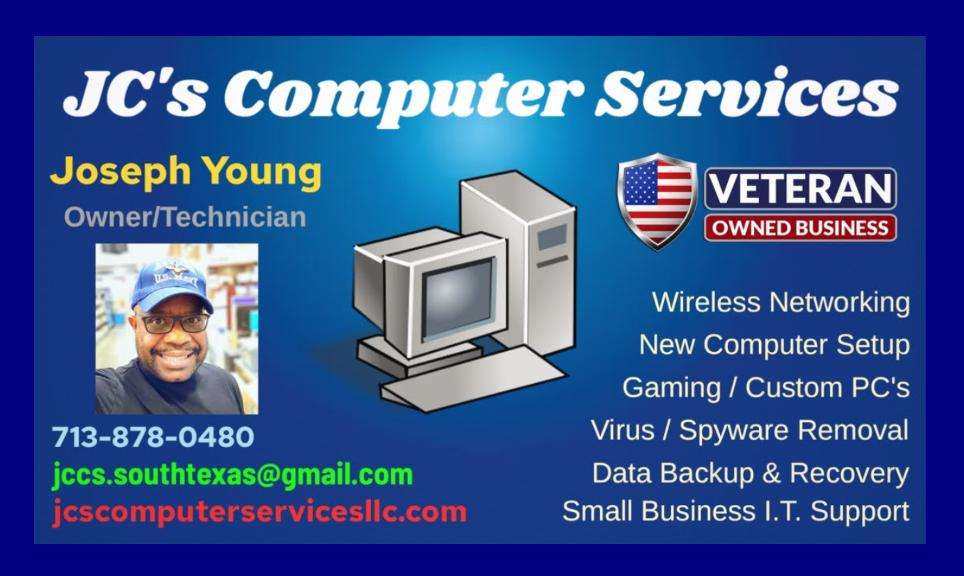 Joseph Young, JC's Computer Services